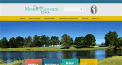 Desktop Screenshot of cityofmountpleasantiowa.org